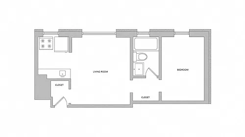 Floor plan One Bedroom