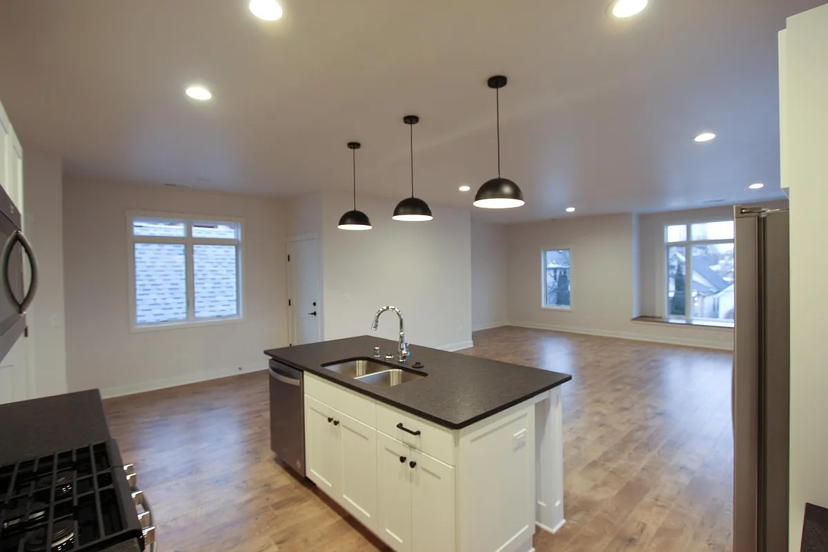 Kitchen and Living Room - 1012 E Pearson St