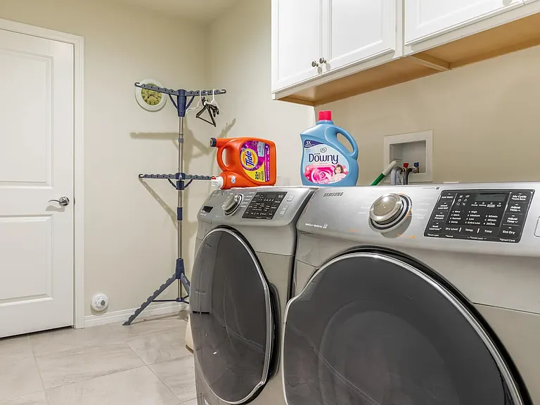 Laundry Room is upstairs