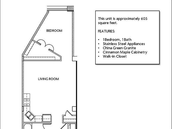 Floorplan for Unit #10G