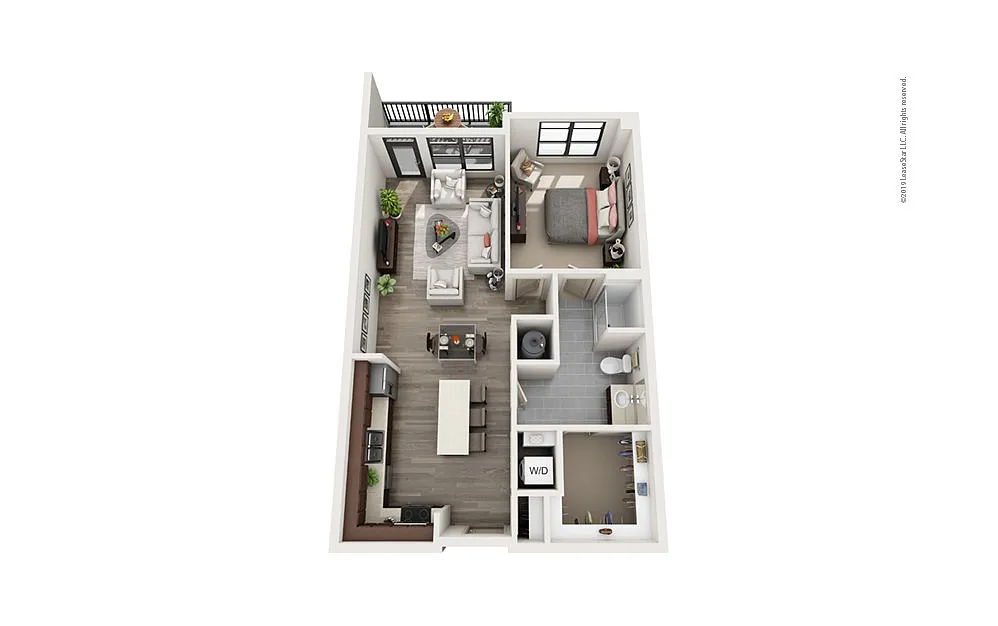 Floor plan Midrise A17