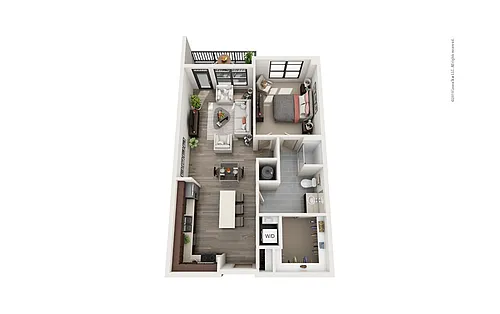 Floor plan Midrise A17