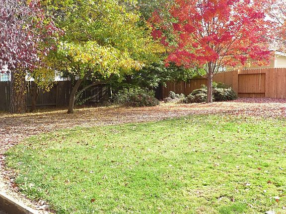 Large, fully fenced back yard