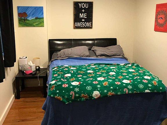 Large Bedroom with Recessed Lighting