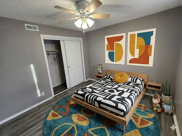 Bedroom #2 - staged