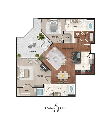 Floor plan B2