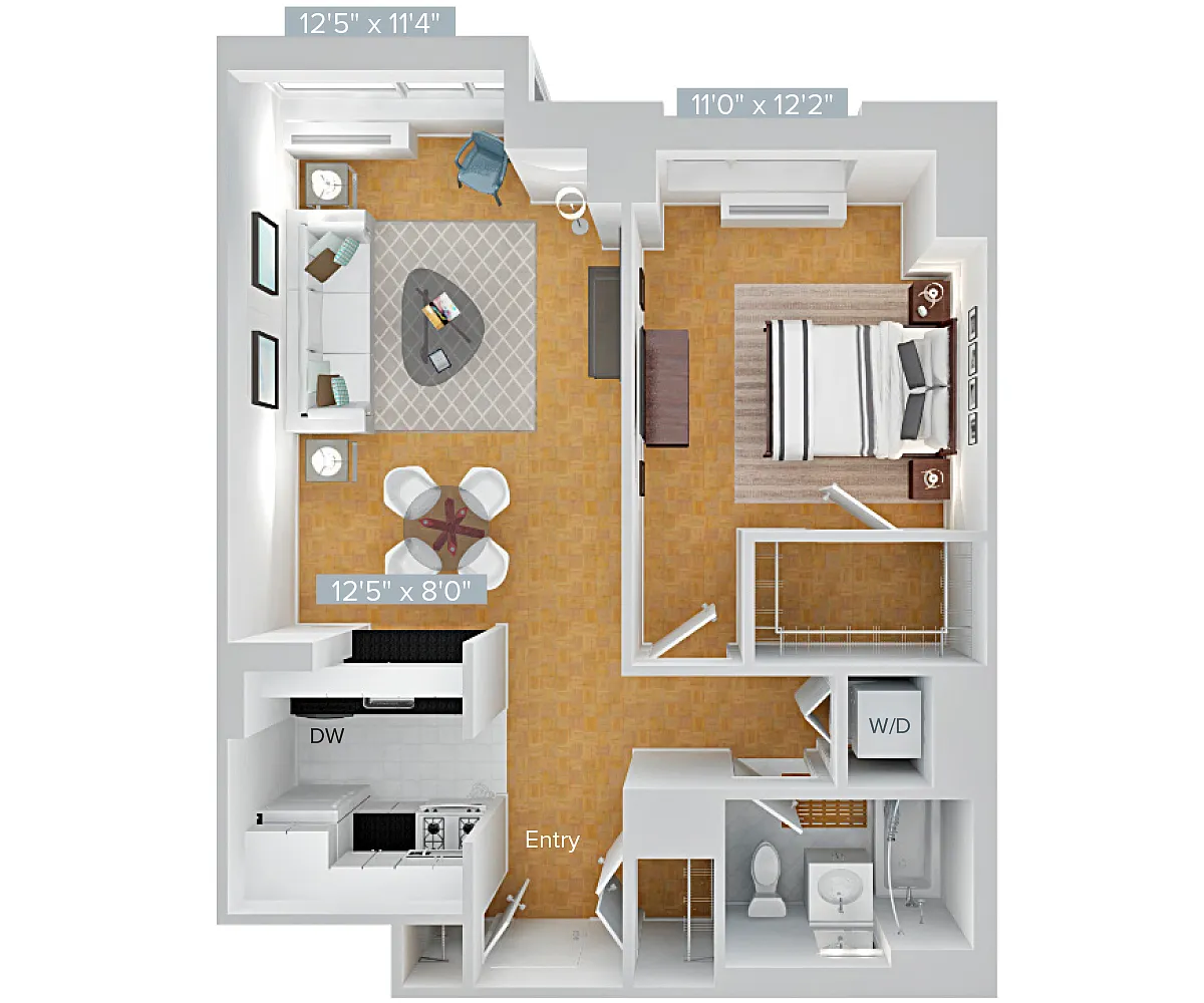 Floor plan A3-702-5L-P2L