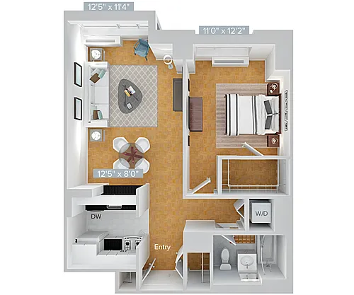 Floor plan A3-702-5L-P2L