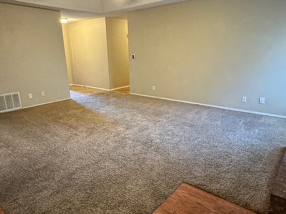 Living - getting new carpet before move-in.