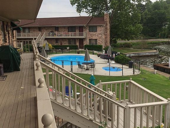 View of pool and spa