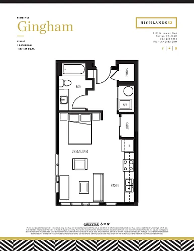 Floor plan Gingham