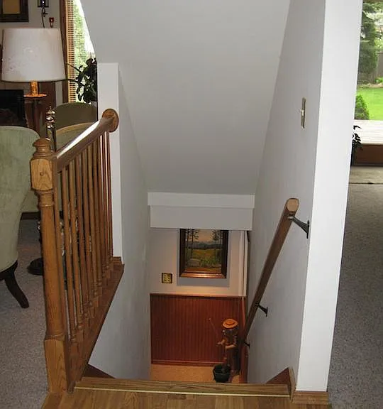 Stairway to lower level