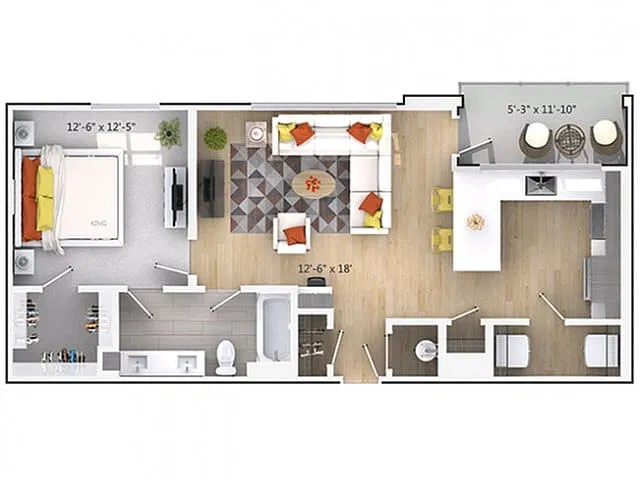 Floor plan Peachtree