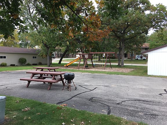 One of two picnic areas on our property