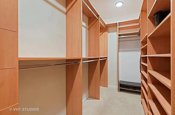 Primary walk in closet