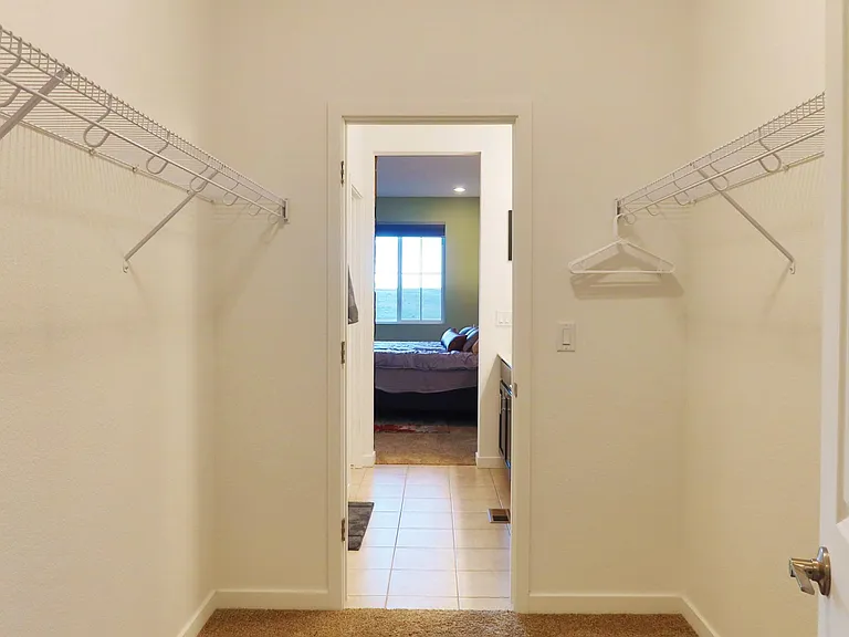 Primary walk-in closet