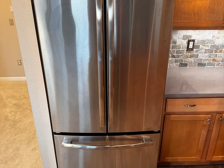Stainless Steel GE Refrigerator