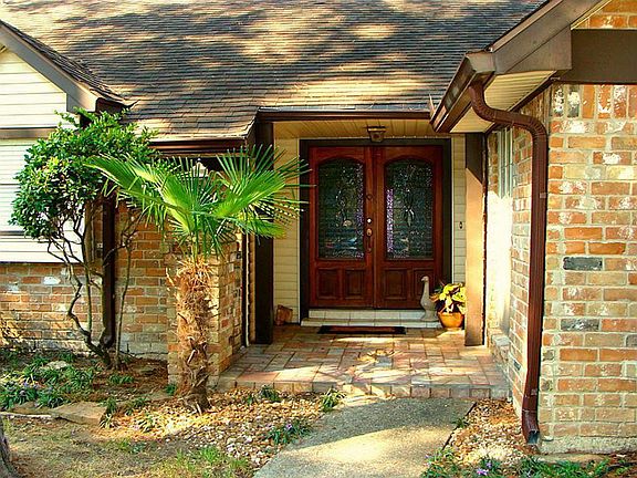 Check out your double leaded glass door entry.