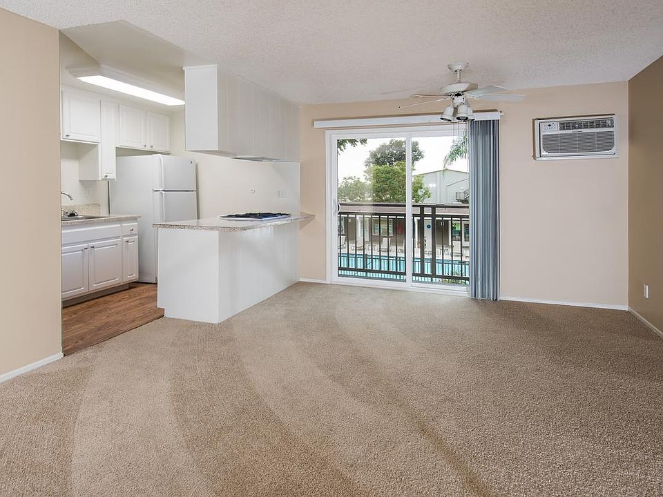 Living room and kitchen
