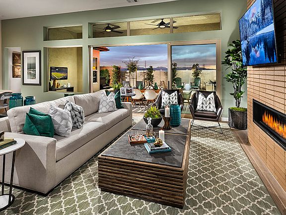 Elan Residence 1 - Great Room to Covered Patio