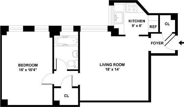 2nd image of 135 E 50th St APT 2A