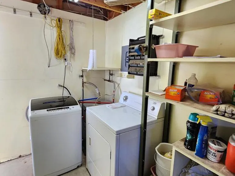 Laundry/shed/work area