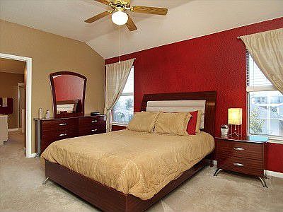 Spacious master bedroom