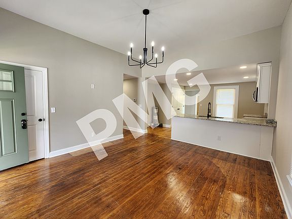 living looking into kitchen