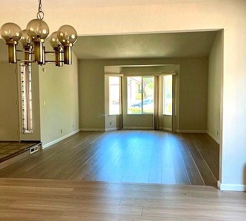 Living room looking from formal dining