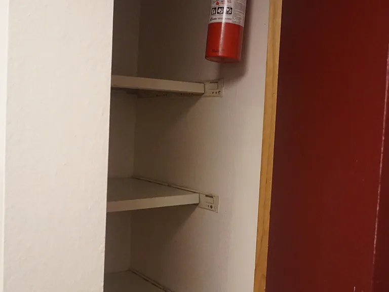 Kitchen pantry for storage.