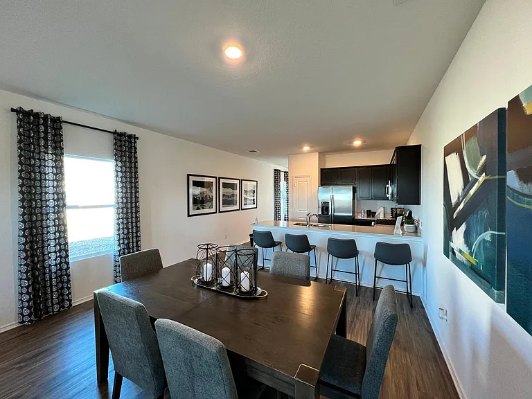 Dining room and Kitchen