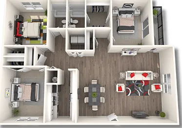 3AR - 1,340 SQ.FT 3AR - 1,340 SQ.FT