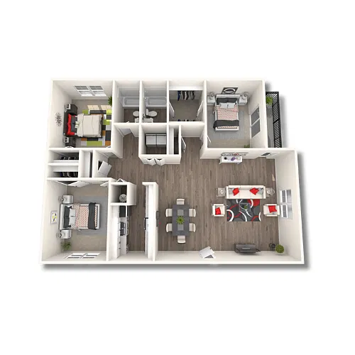 Floor plan 3AR