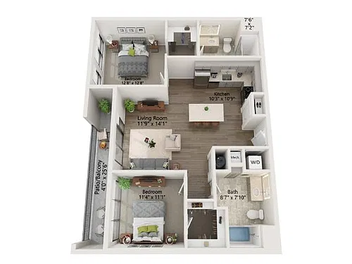 Floor plan B16-AFF