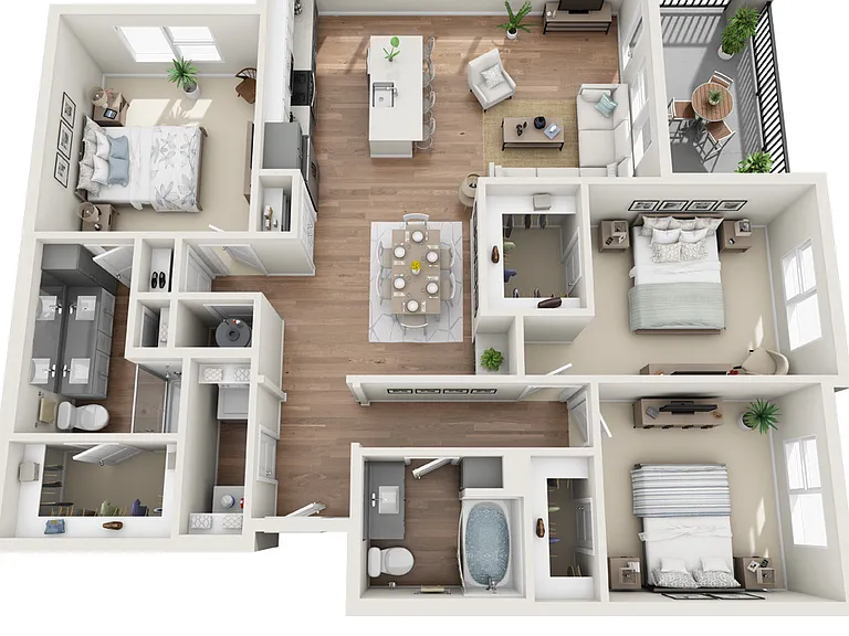The Sawyer Providence Farm - C1 - 2 Beds - 2 Baths - 1470 Sq. ft.
