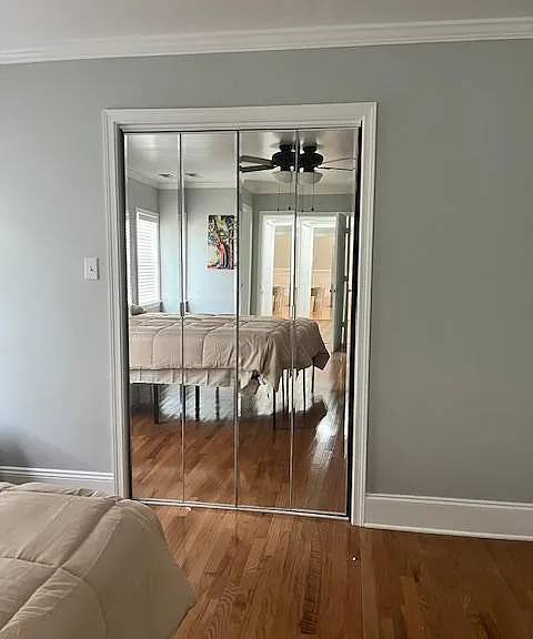 Two closets- both are walk-in