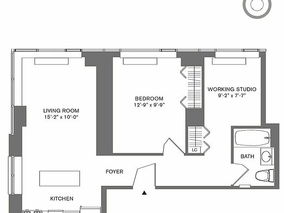 2nd image of 88 Leonard St APT 1510