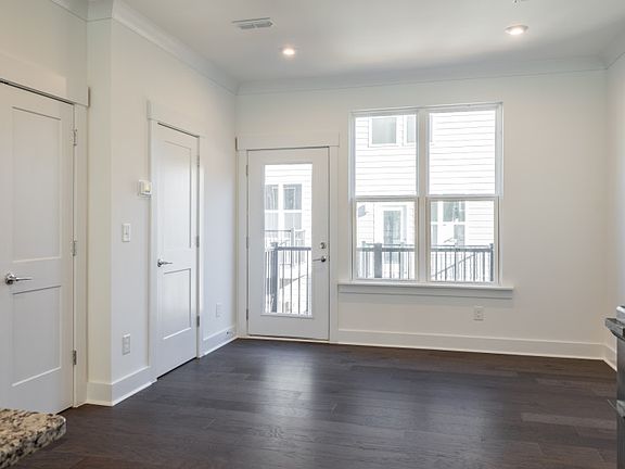 Cafe off the Kitchen with Door Leading to the Rear Deck
