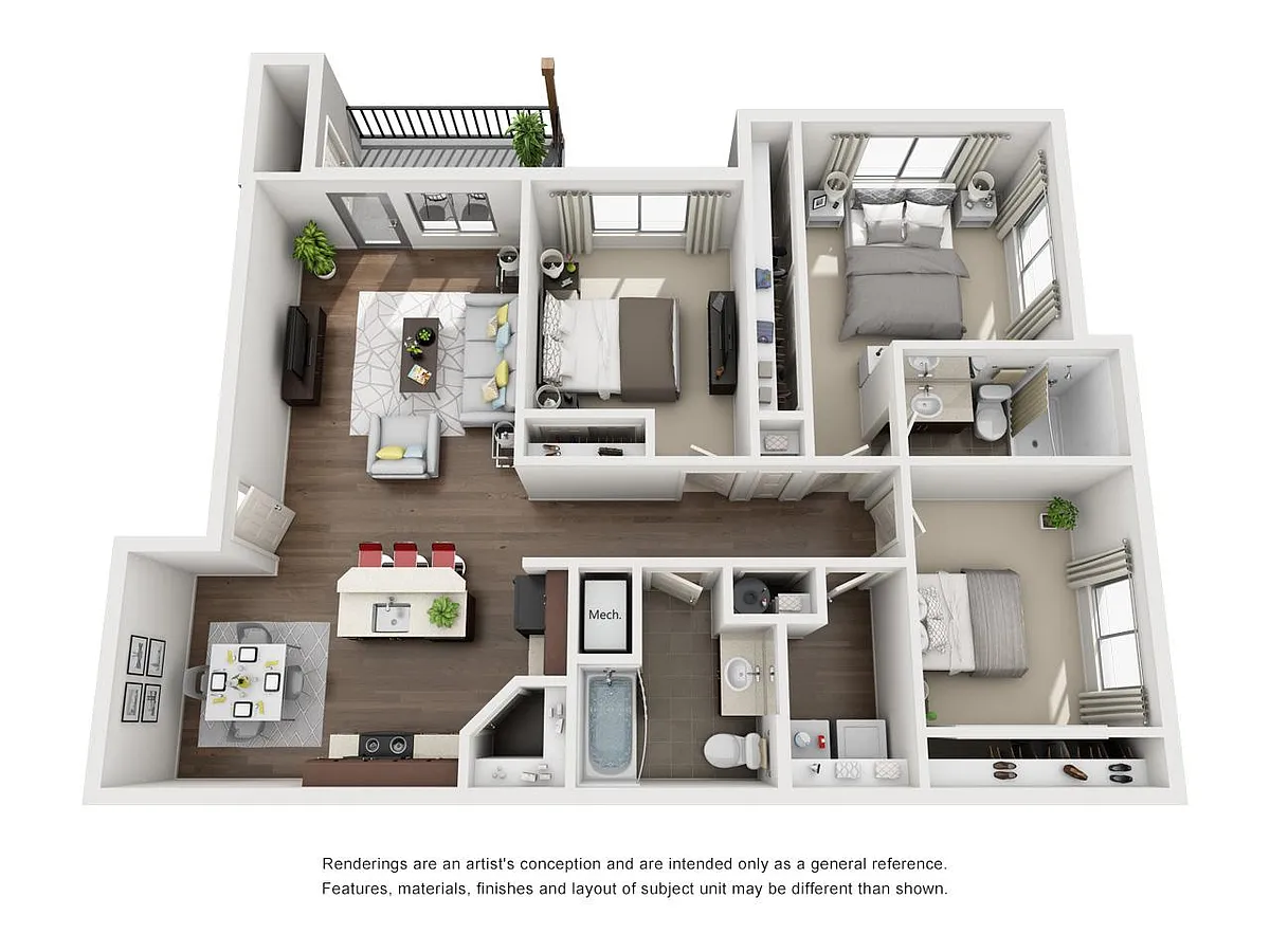 Floor plan Priest