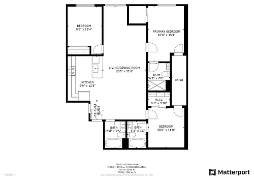 Floor plan B1-C1