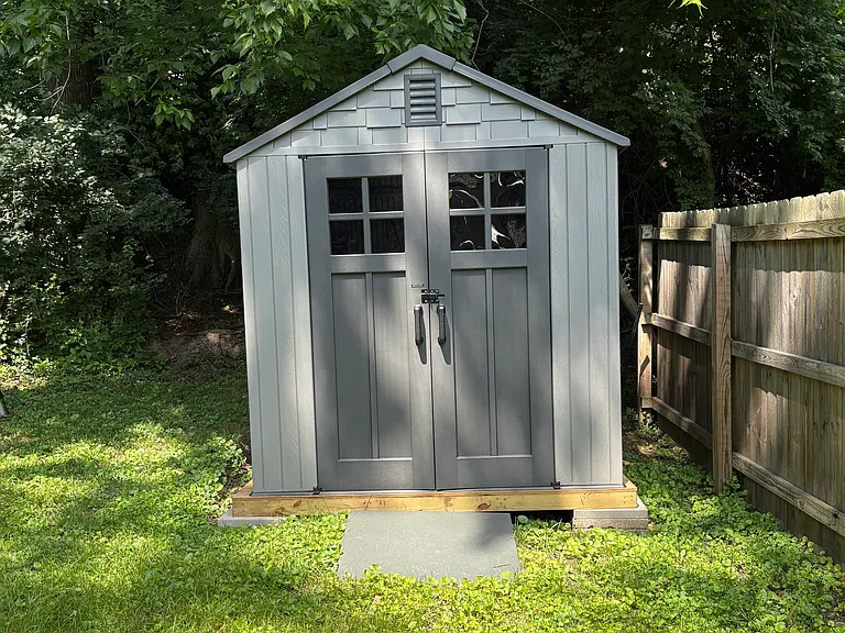 Brand new shed installed in June 2026