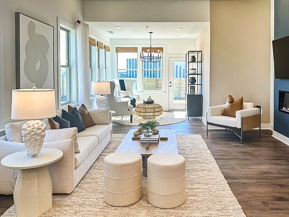 Sunlit Gathering Room Opening to the Optional Sunroom