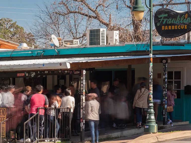 Steps from world renowned and award winning Franklin's BBQ