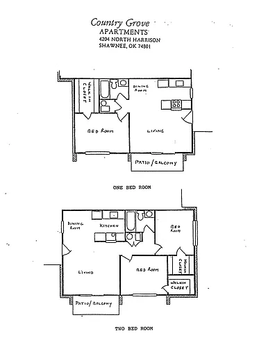 Floor plan Single Room