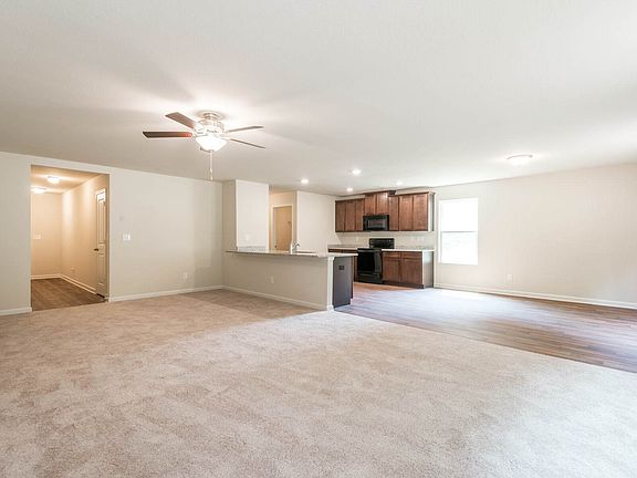 The open-concept kitchen overlooking the entertainment space is a fan favorite