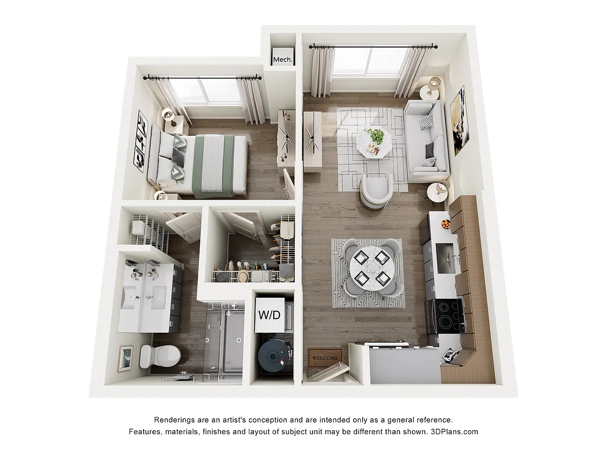 Floor plan A1 1B1B
