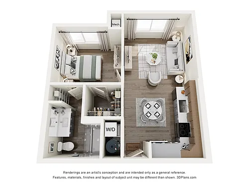 Floor plan A1 1B1B