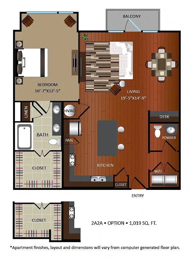 Floor plan 2A2