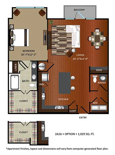Floor plan 2A2