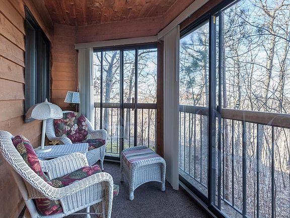 Scenic view off 3-season porch